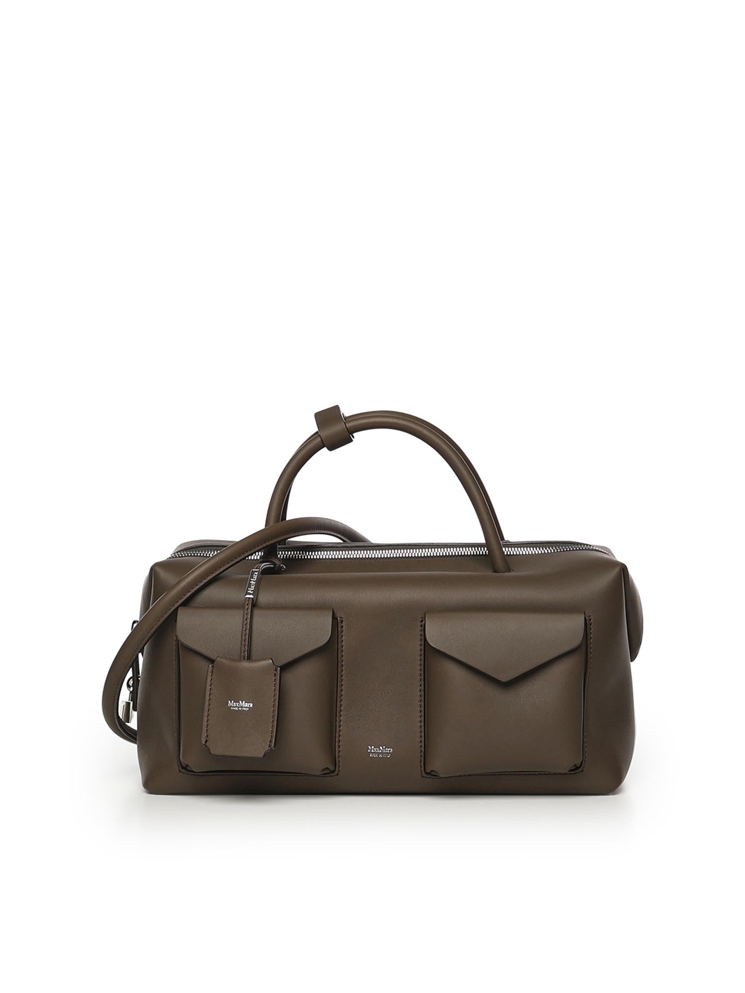 Bauletto large in pelle con tasche 2614511011600 002 MAX MARA 