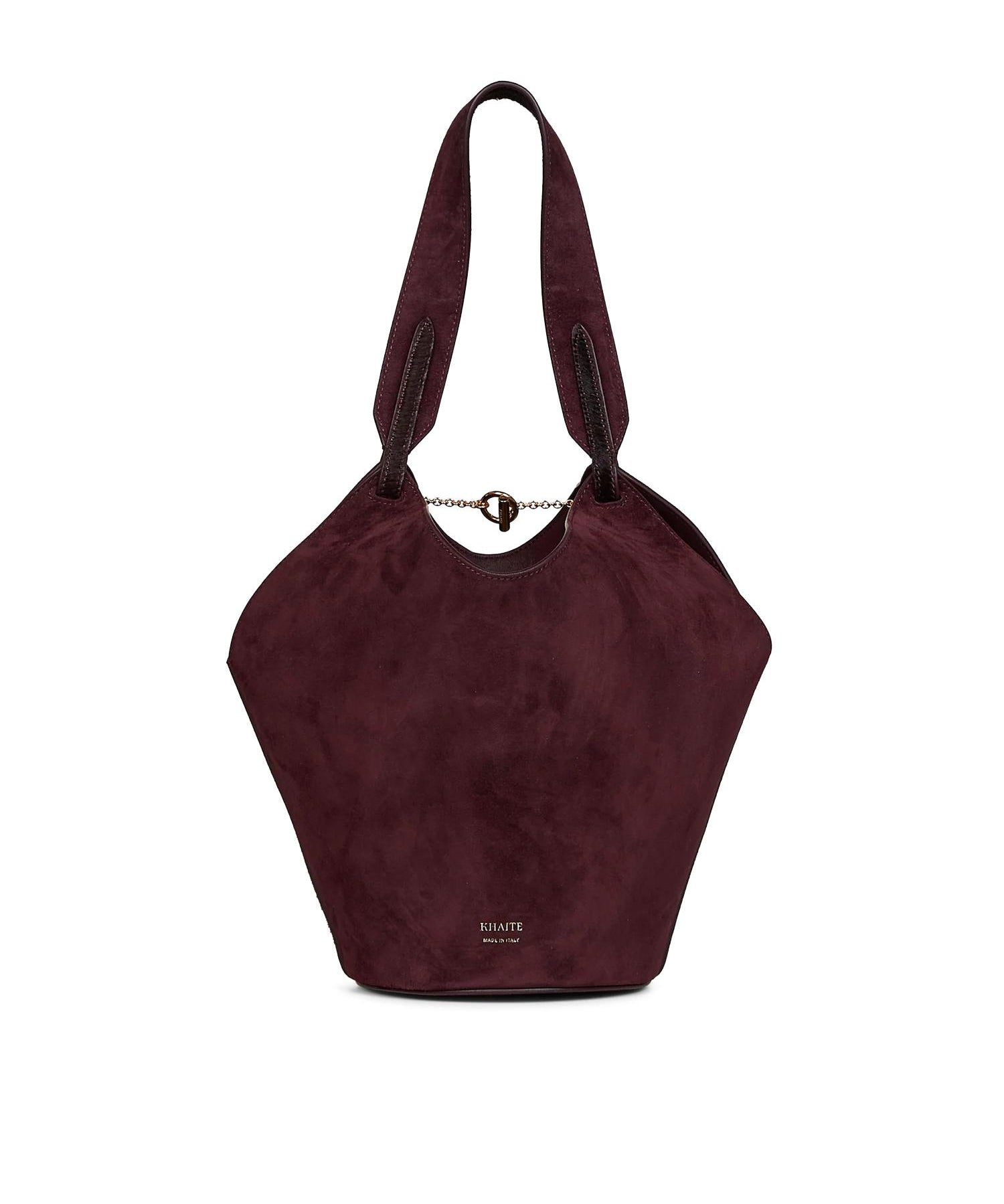 Borsa Lotus Mini in cavallino<BR/> H2056 978585 KHAITE 