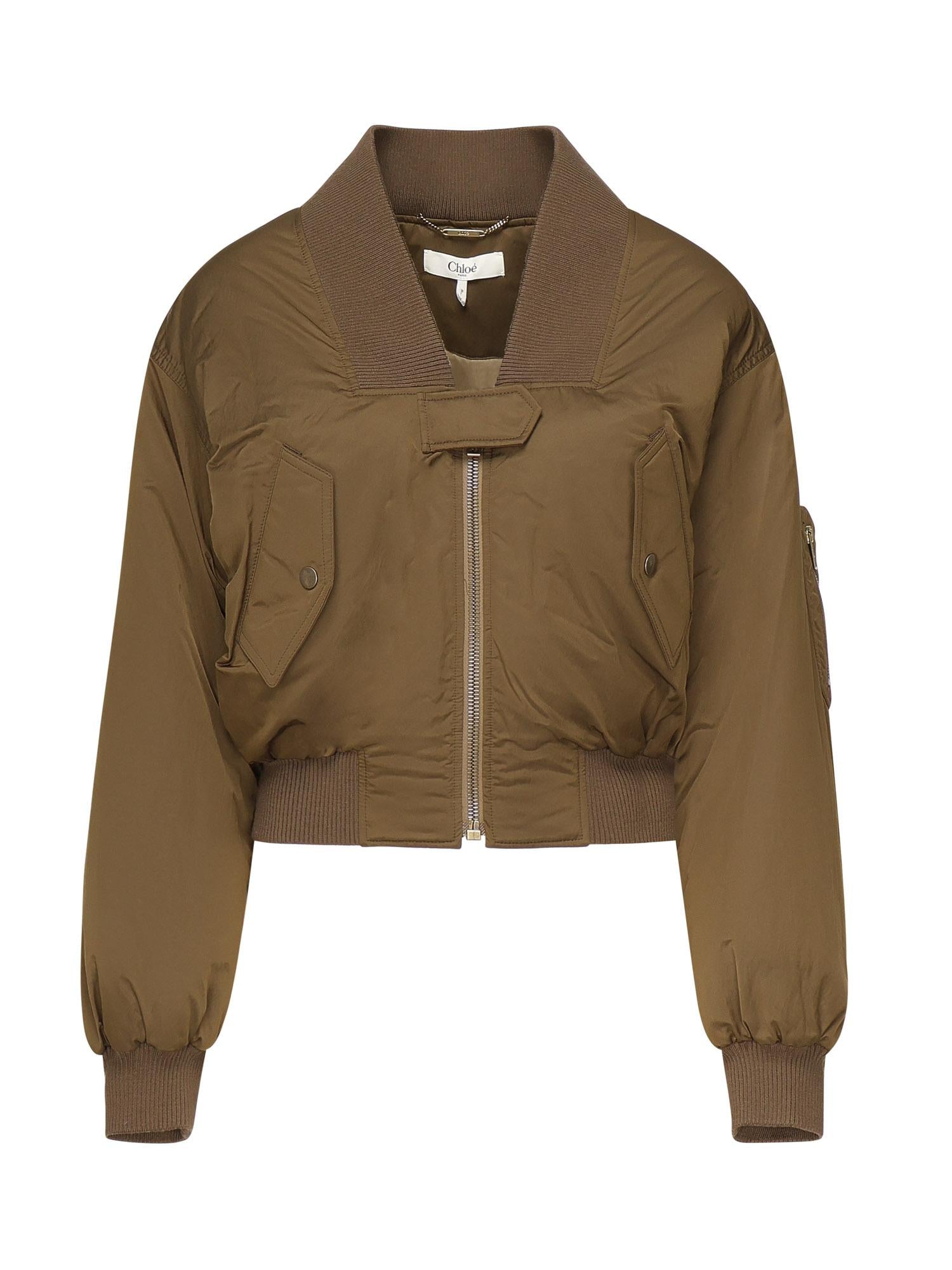 Giubbotto bomber in nylon CHC25AVE16113 233 CHLOÉ 