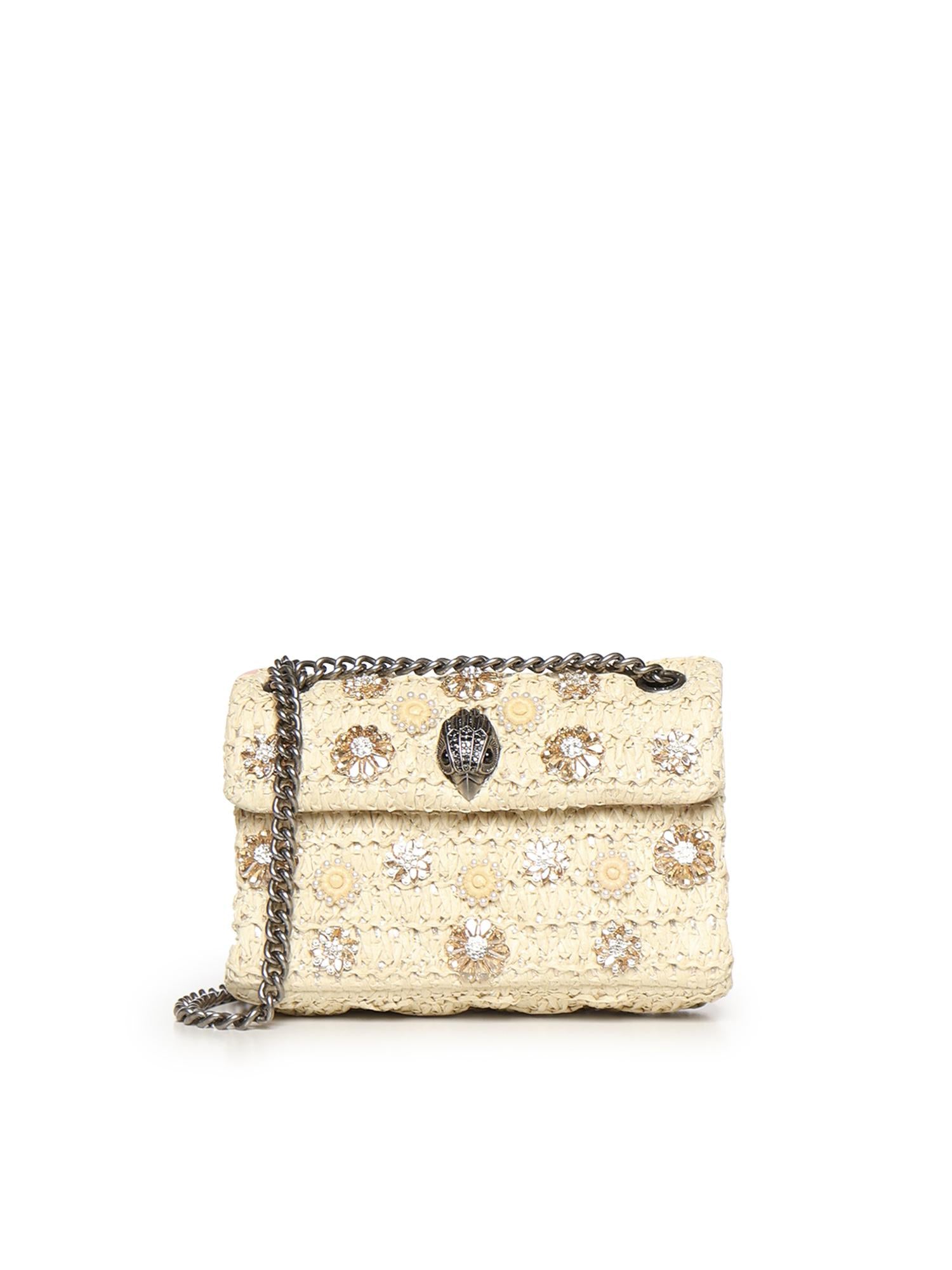Mini bag Kensington in rafia 5576840999 BEIGE KURT GEIGER 
