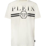 T-shirt con stampa logo FAECMTK8458 PJY002N01OF PHILIPP PLEIN 