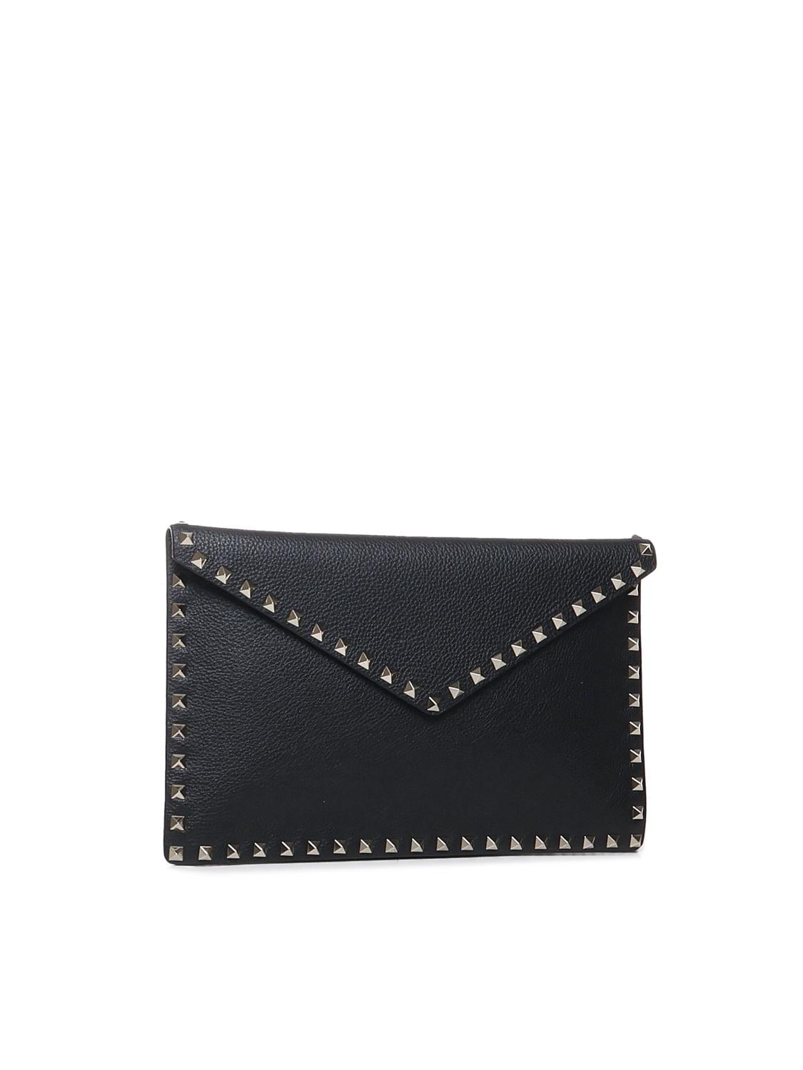 Pouch Rockstud in vitello granato 8W2P0P56 VSH0NO VALENTINO GARAVANI 