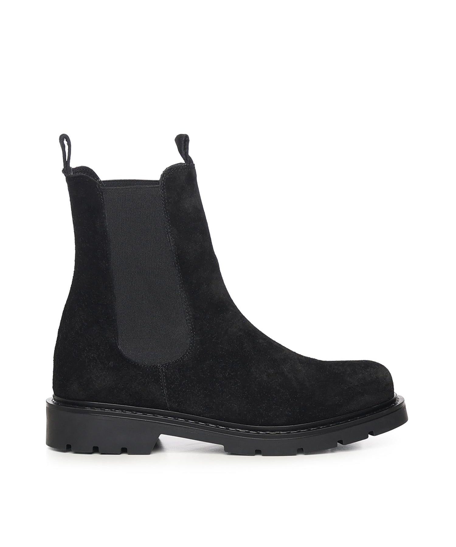 Stivaletti Chelsea in camoscio A56088 NERO CARMENS 