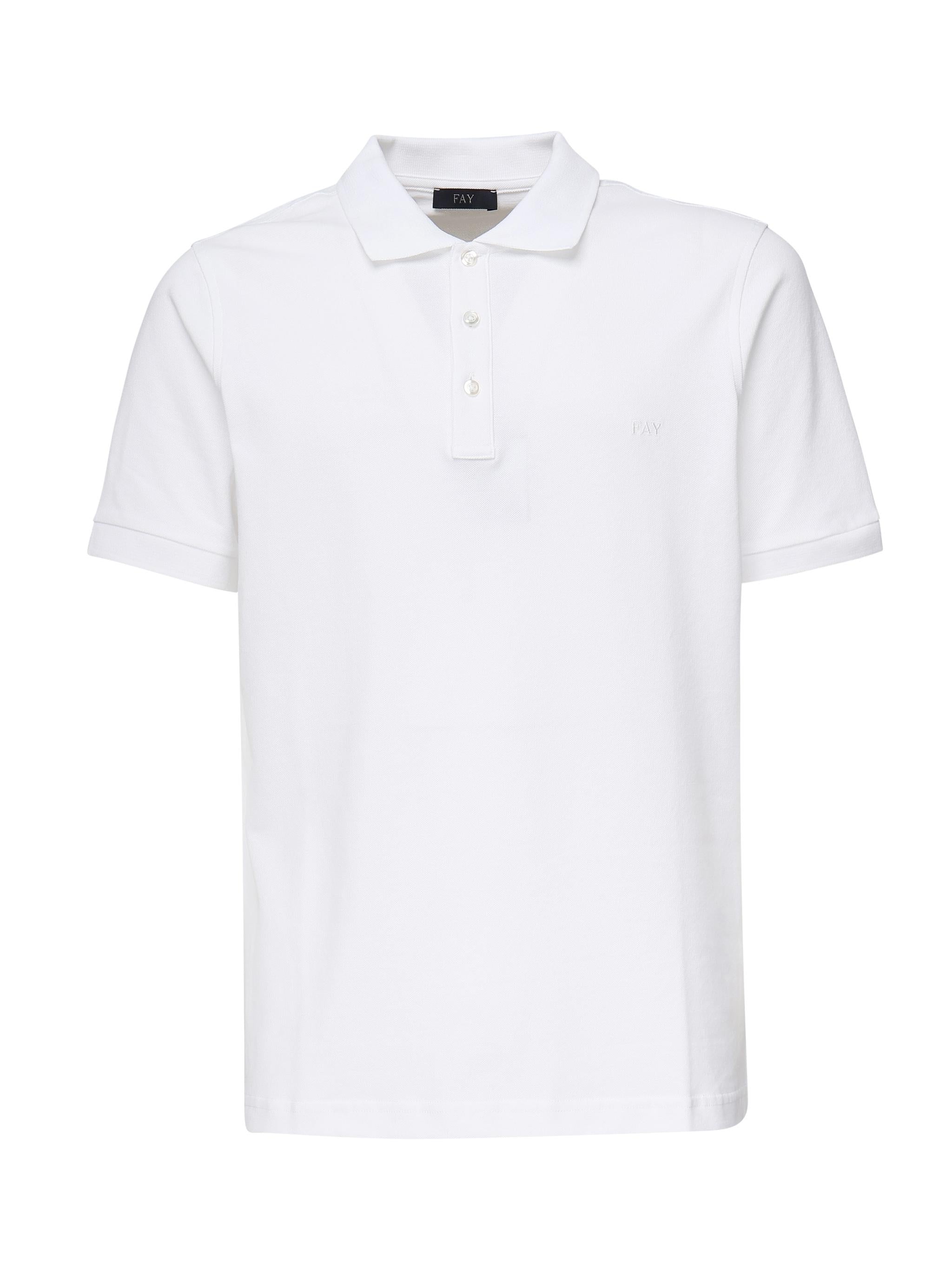 Polo in Piquet NPMB250144STDW B001 FAY 