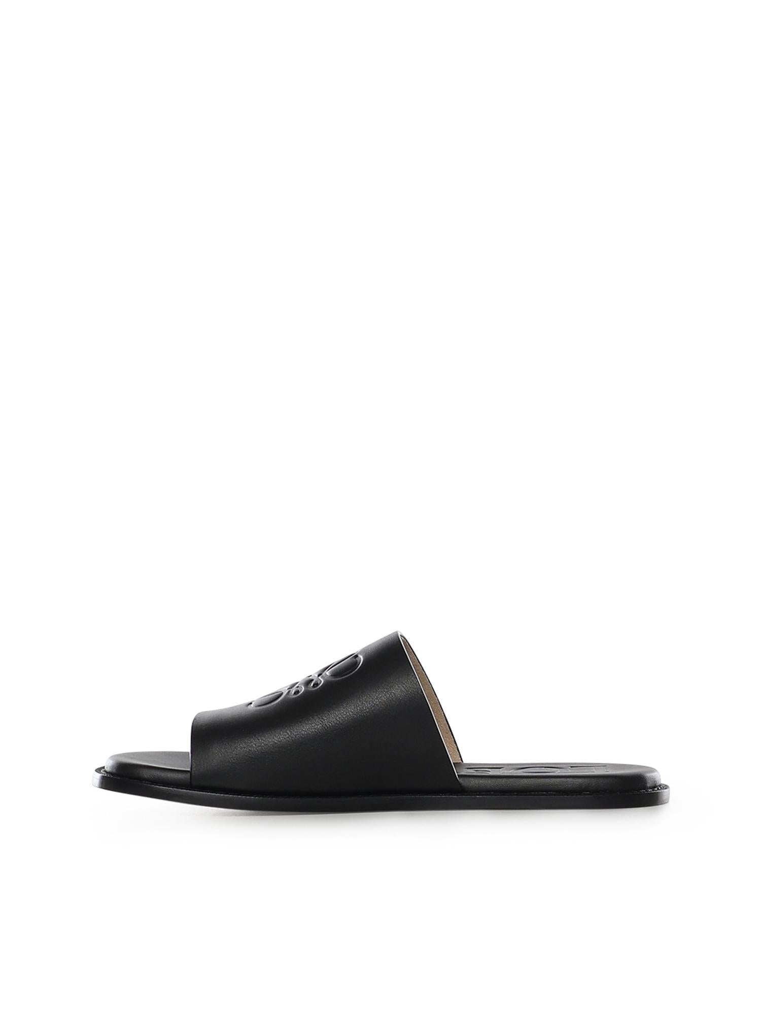 Slide Anagram Flex in pelle di vitello M616465X22 1100 LOEWE 