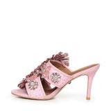 Mules in rafia 5595798999 PINK KURT GEIGER 