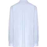 Camicia boxy in popeline 106248 A32LG50 PINKO 