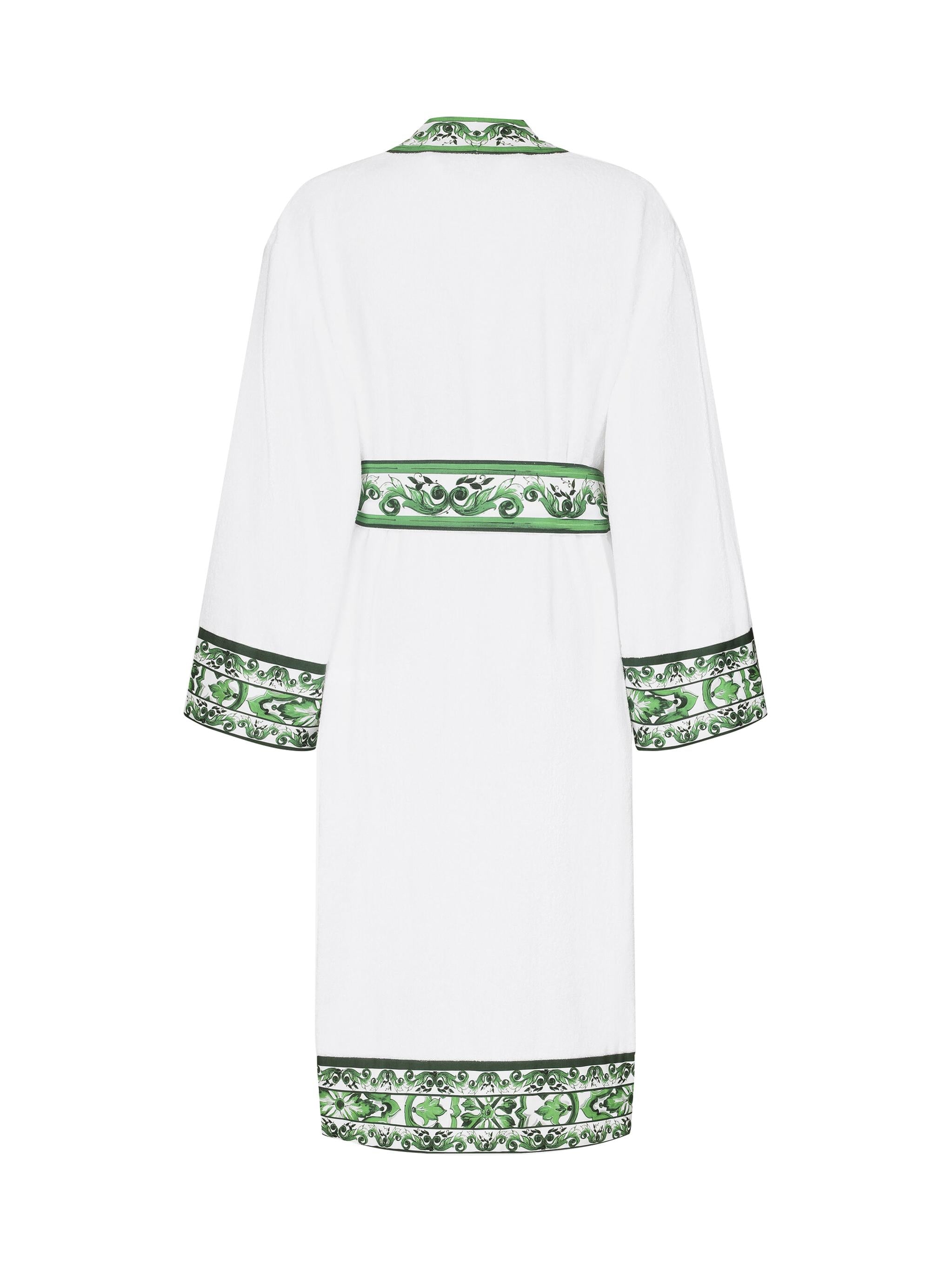 Accappatoio in cotone Maiolica TCF010 TCAGNUV024 DOLCE & GABBANA HOME 