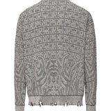 Maglione grigio con logo integrato RMP25003MA  JOHN RICHMOND 