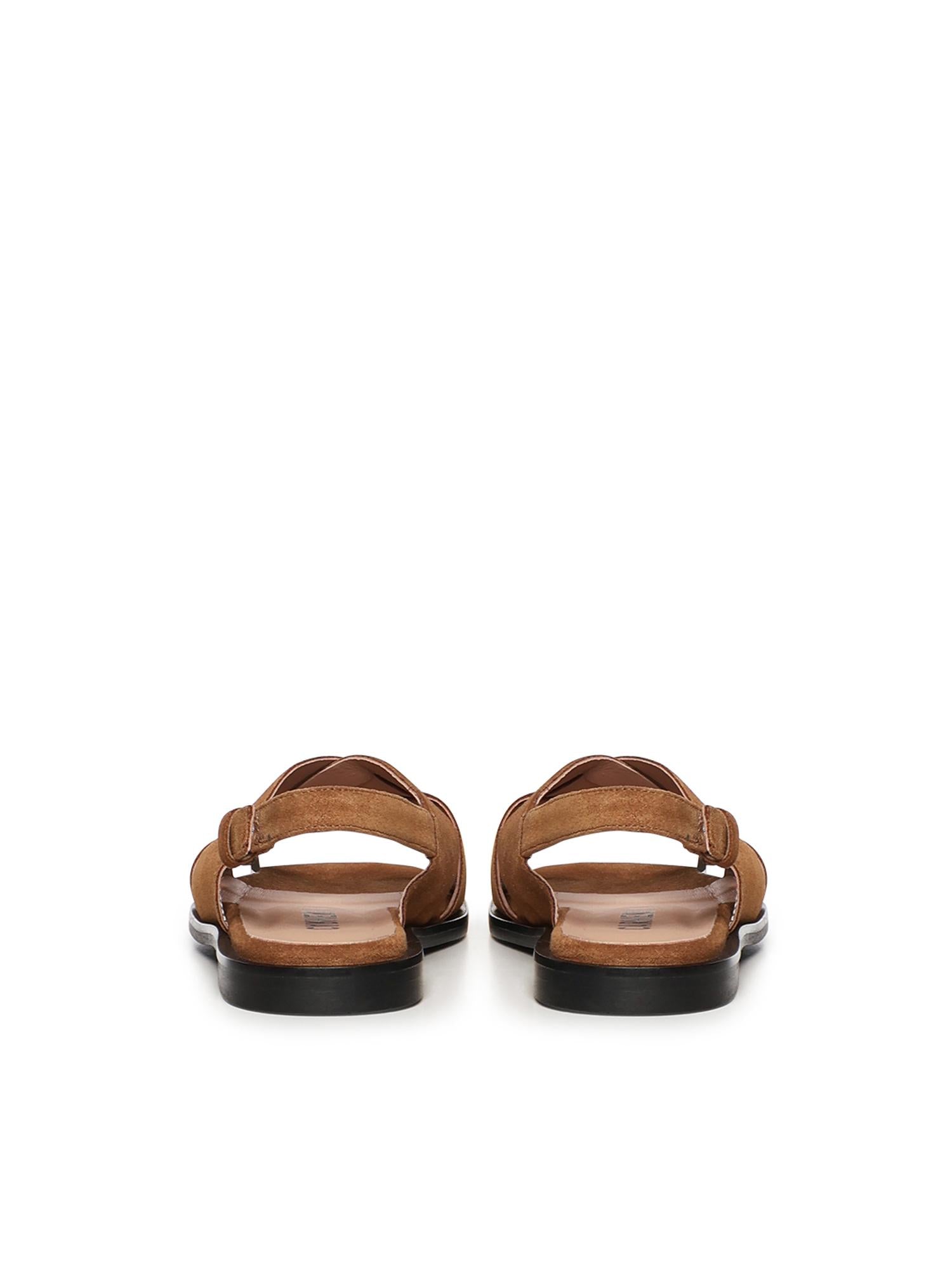 Sandali Étoile Cross in suede A57268 LAND CARMENS 