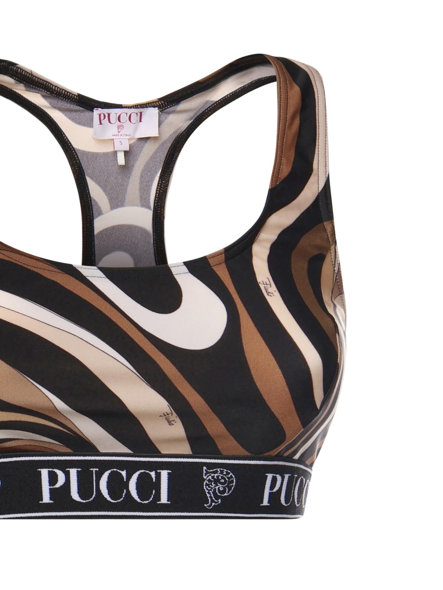 Top sportivo con stampa 5UTP57 5U775066 PUCCI 