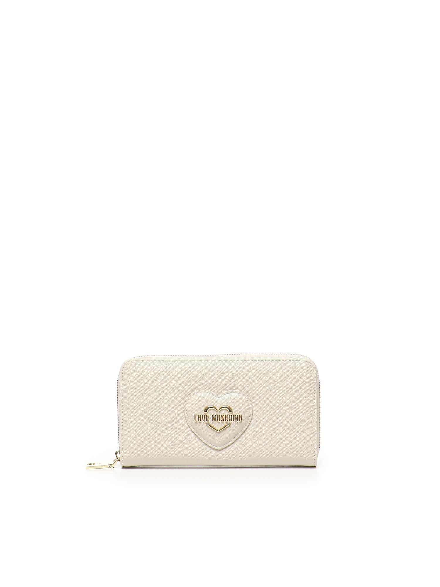 Portafoglio con logo lettering JC5730PP0LKL0 110 LOVE MOSCHINO 