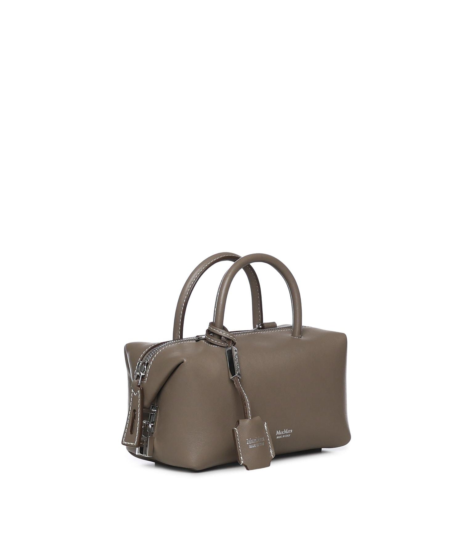 Bauletto in pelle con logo 2614511031600 027 MAX MARA 