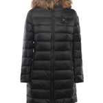 Piumino lungo con pelliccia Kristin 25WBLDK03103 006047999EI BLAUER 