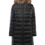 Piumino lungo con pelliccia Kristin 25WBLDK03103 006047999EI BLAUER 