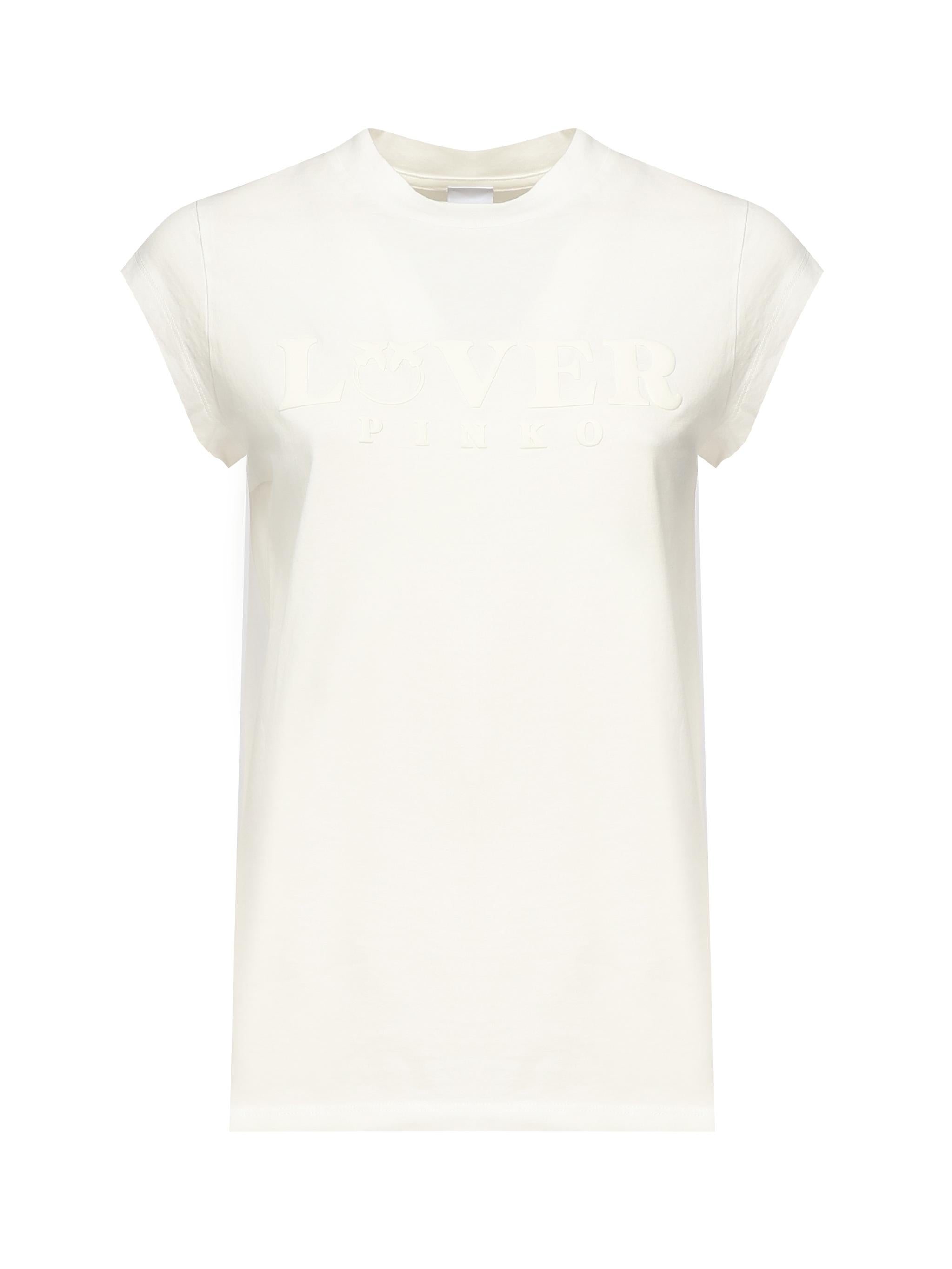 T-shirt in jersey di cotone 104603 A2D1Z05 PINKO 
