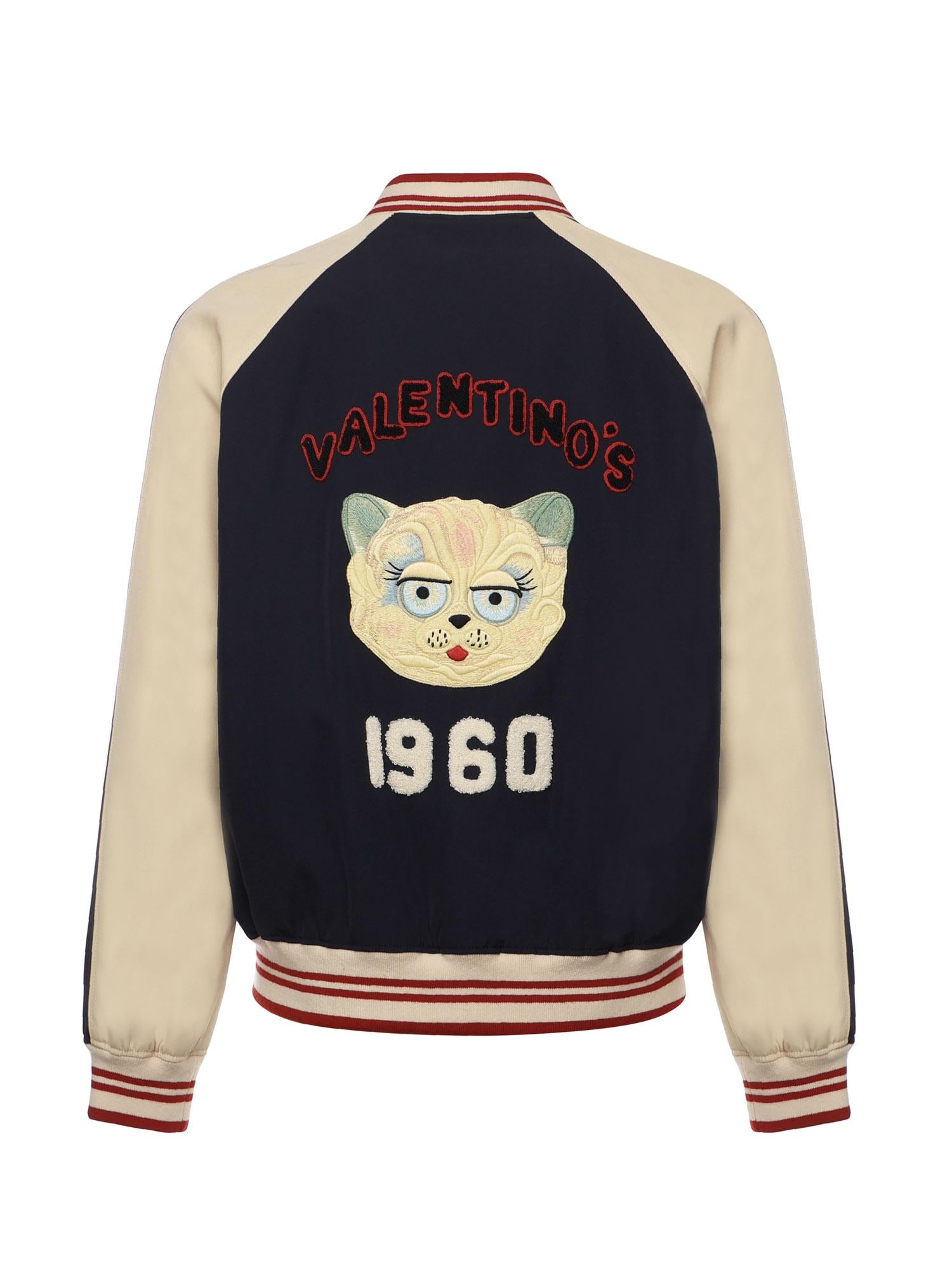 Bomber in lana e cotone 7V3CIP63 AWSDYB VALENTINO GARAVANI 
