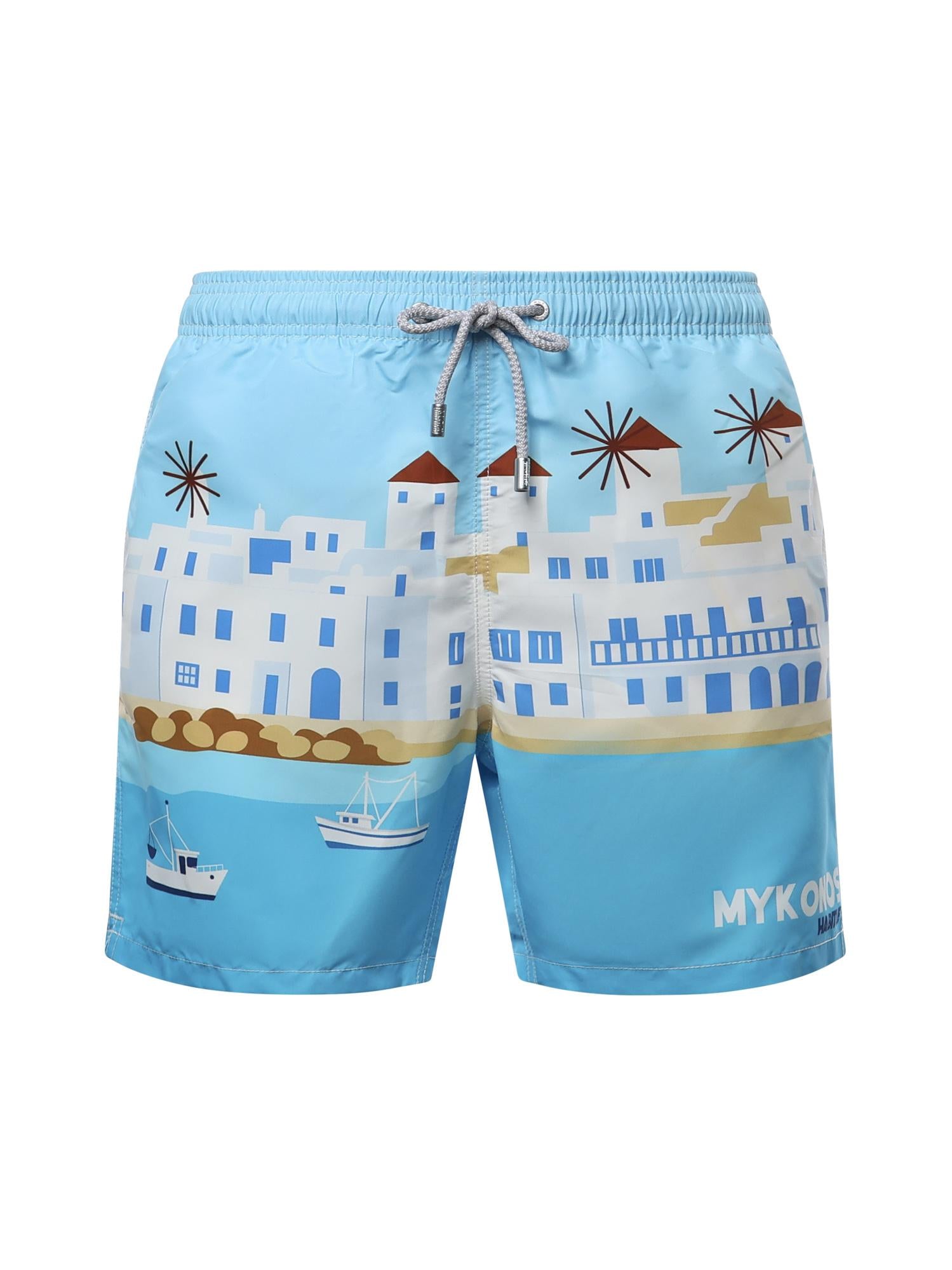 Costume da bagno con stampa GUS0009 02284L MC2 SAINT BARTH 