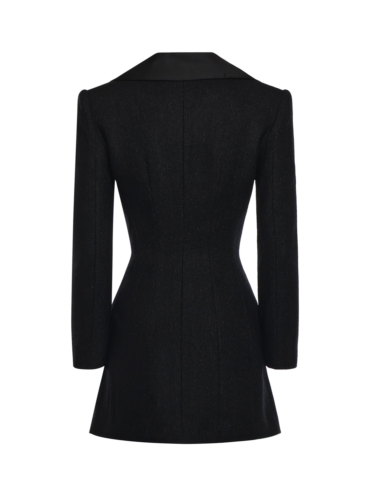 Mini abito blazer RS26041S B SELF-PORTRAIT 