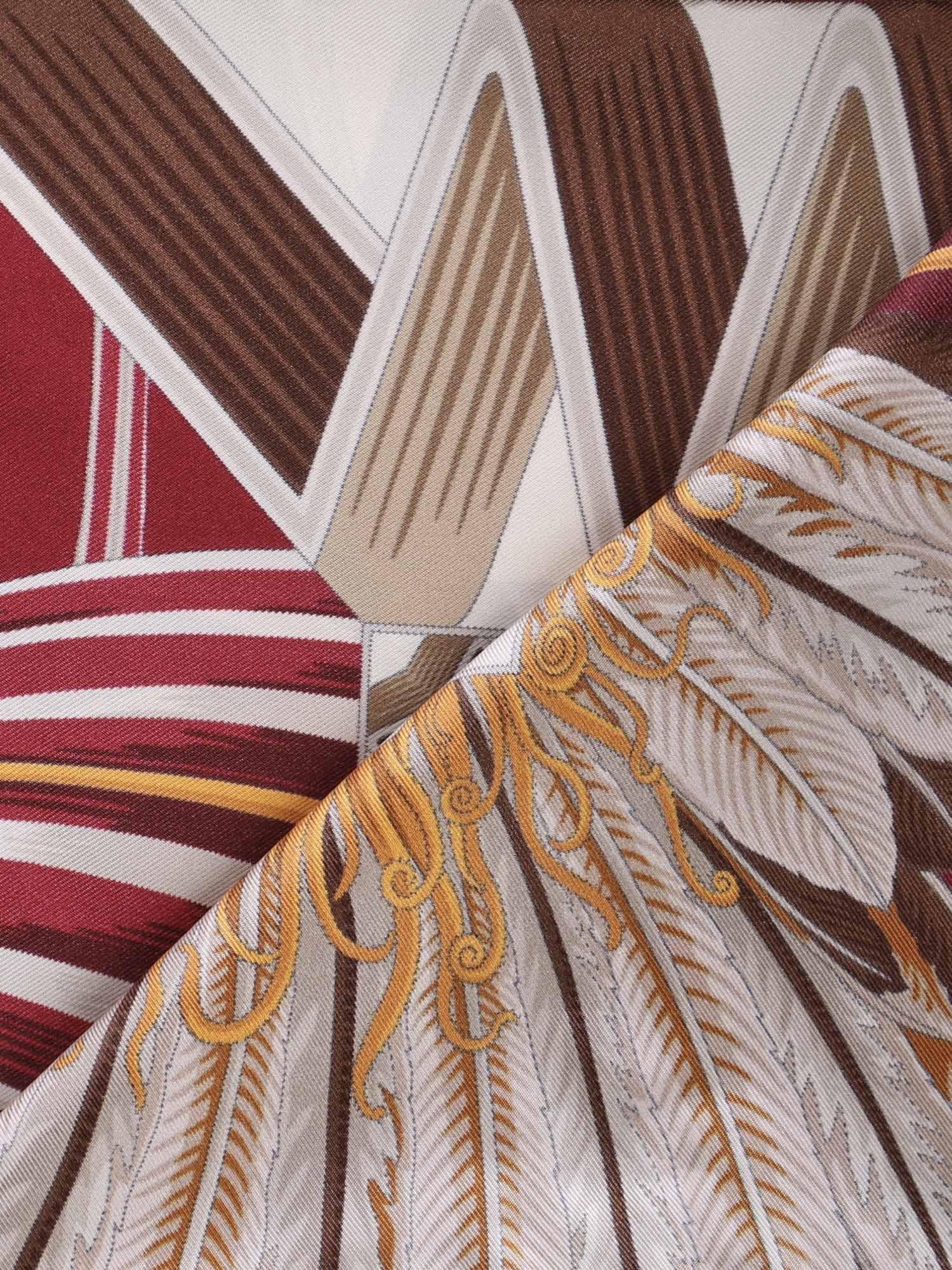 Foulard in seta con stampa 310216 787765007 FERRAGAMO 