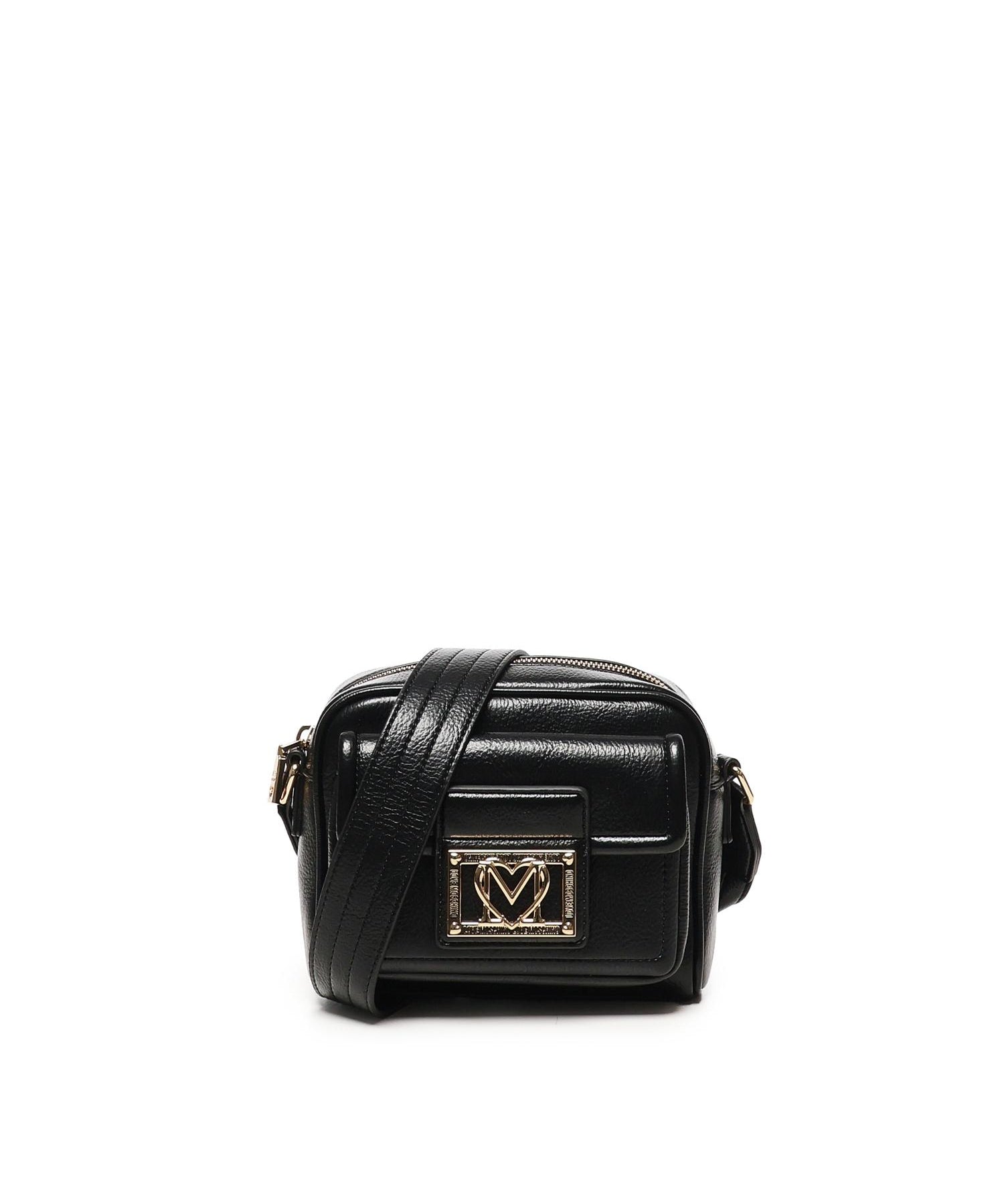Borsa a tracolla con logo JC4092PP1NLI0 000 LOVE MOSCHINO 