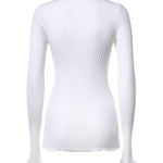 Maglia girocollo in seta MML06T 191XF0009 MIU MIU 