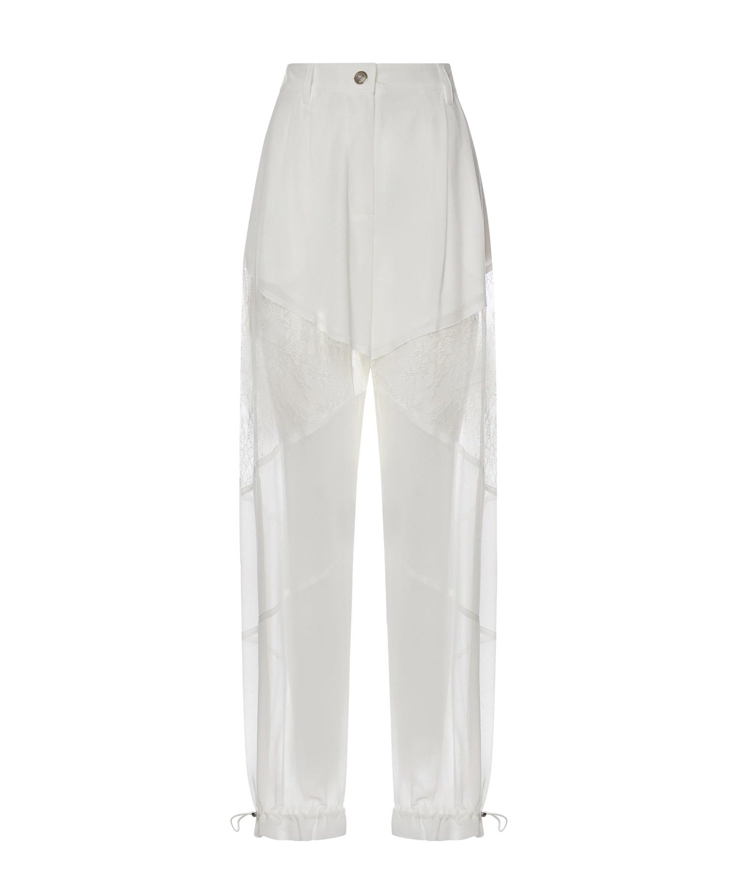 Pantalone Nacy con inserti in pizzo 106275 A336Z05 PINKO 