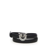 Cintura in pelle con logo 105876 A0F1Z99N PINKO 
