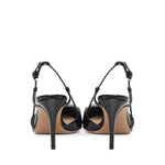 Décolleté slingback VLogo Signature in vernice 7W2S0R01 TMK0NO VALENTINO GARAVANI 