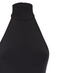 Abito lungo con scollo all'americana COPR238F5022 BLK COPERNI 