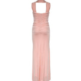 Abito lungo Amanda con foulard NA00304390836  THE NEW ARRIVALS ILKYAZ OZEL 