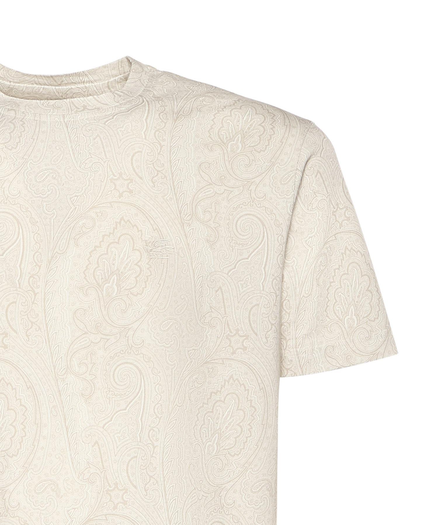 T-shirt in cotone con motivo Arnica MRMA0002 AKG31M0096 ETRO 