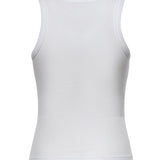 Tank top in cotone con logo AAD001 08543L MC2 SAINT BARTH 