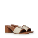 Mules Responsible 73 con logo 73SC9Y701CAN RESPONSIBLE 73 MULENATURALE/CUOIO V° 73 