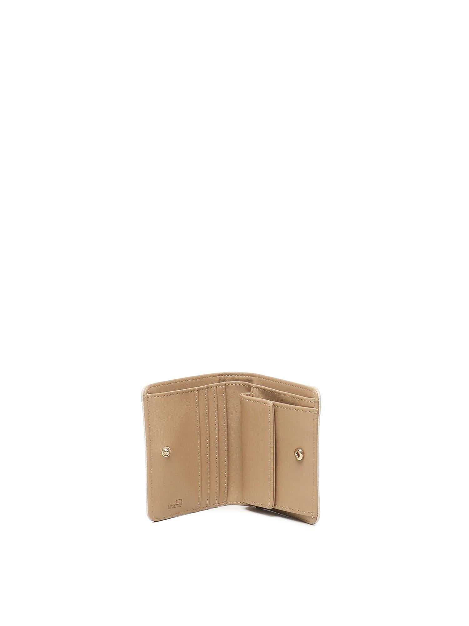 Portafoglio con logo lettering JC5731PP0LKL0 110 LOVE MOSCHINO 