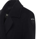 Cappotto doppiopetto Charlotte in lana 25WBLDK01375 007378999 BLAUER 