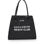 Borsa Exclusive con logo 73BS9QM01 EXCLUSIVENERO V° 73 