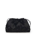 Maxi clutch in eco-pelliccia con logo 105909 A2VZZ99Q PINKO 