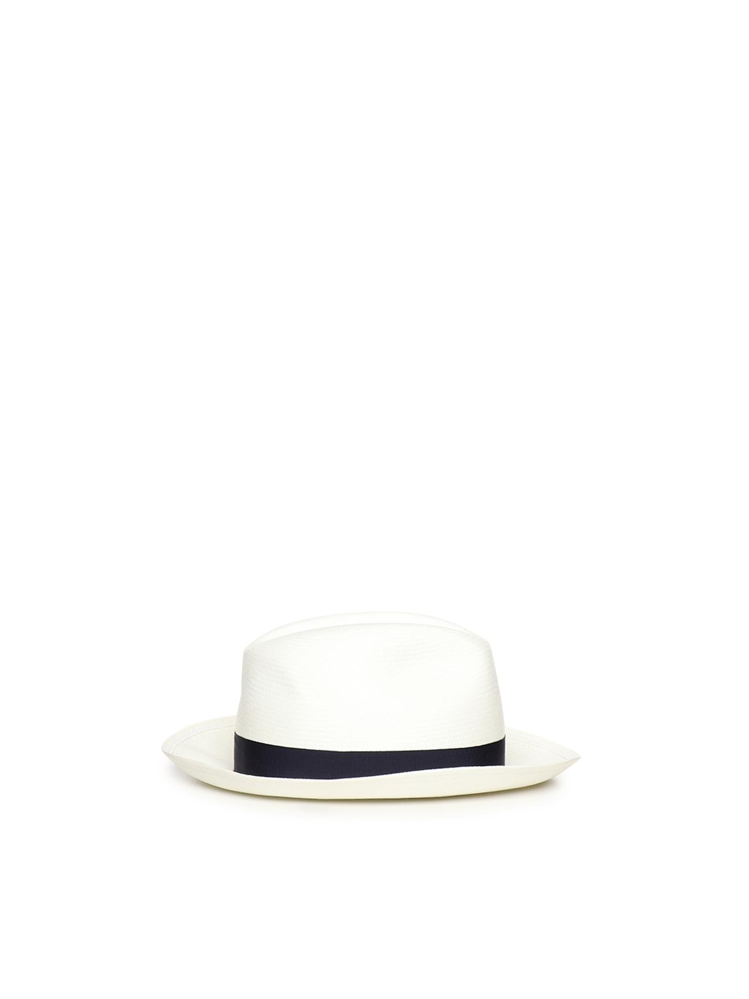 Cappello Federico Panama con logo 140338 01C0 BORSALINO 
