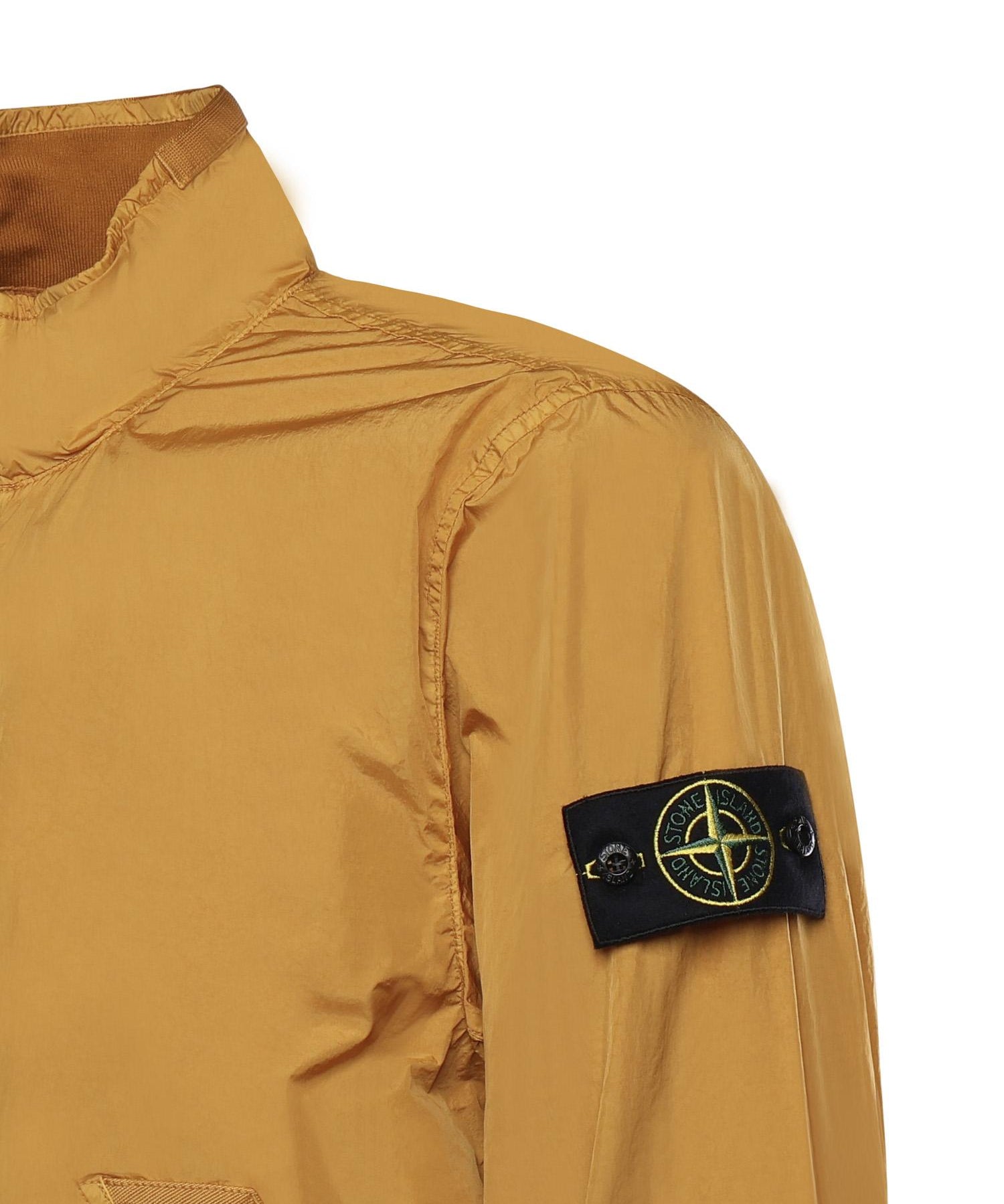 Giacca antigoccia in reps di nylon con logo L1S154100111 S0A23V0034 STONE ISLAND 