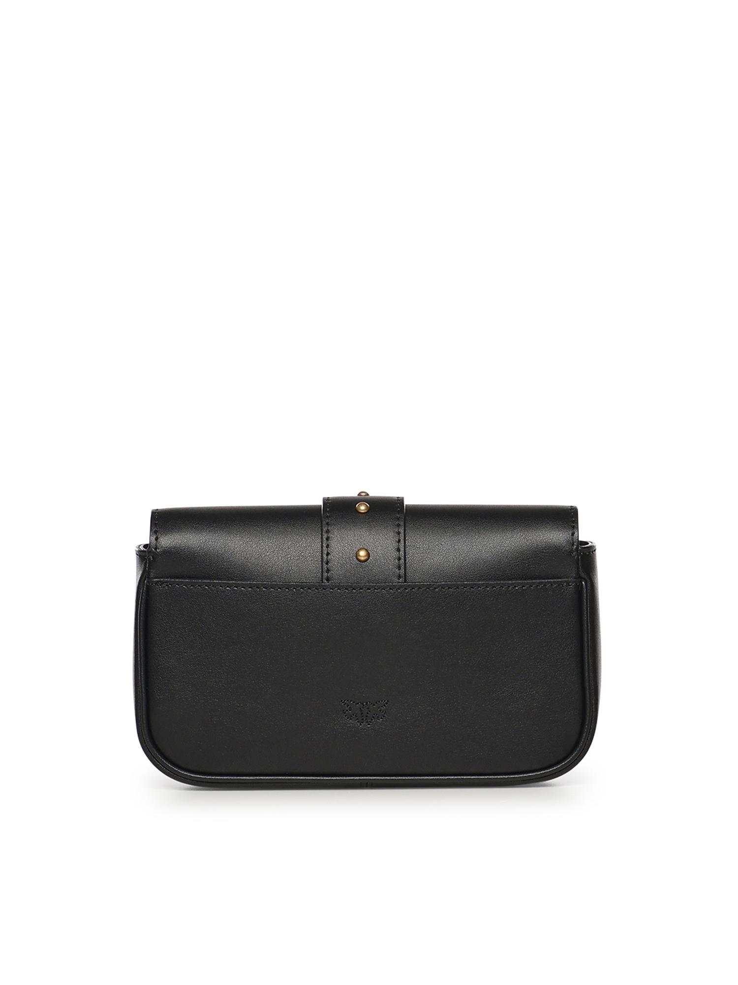 Borsa piccola pocket Love Bag One Simply in pelle 100061 A0F1Z99Q PINKO 