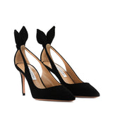 Pumps Bow Tie in suede DENMIDP0 SUE000 AQUAZZURA 