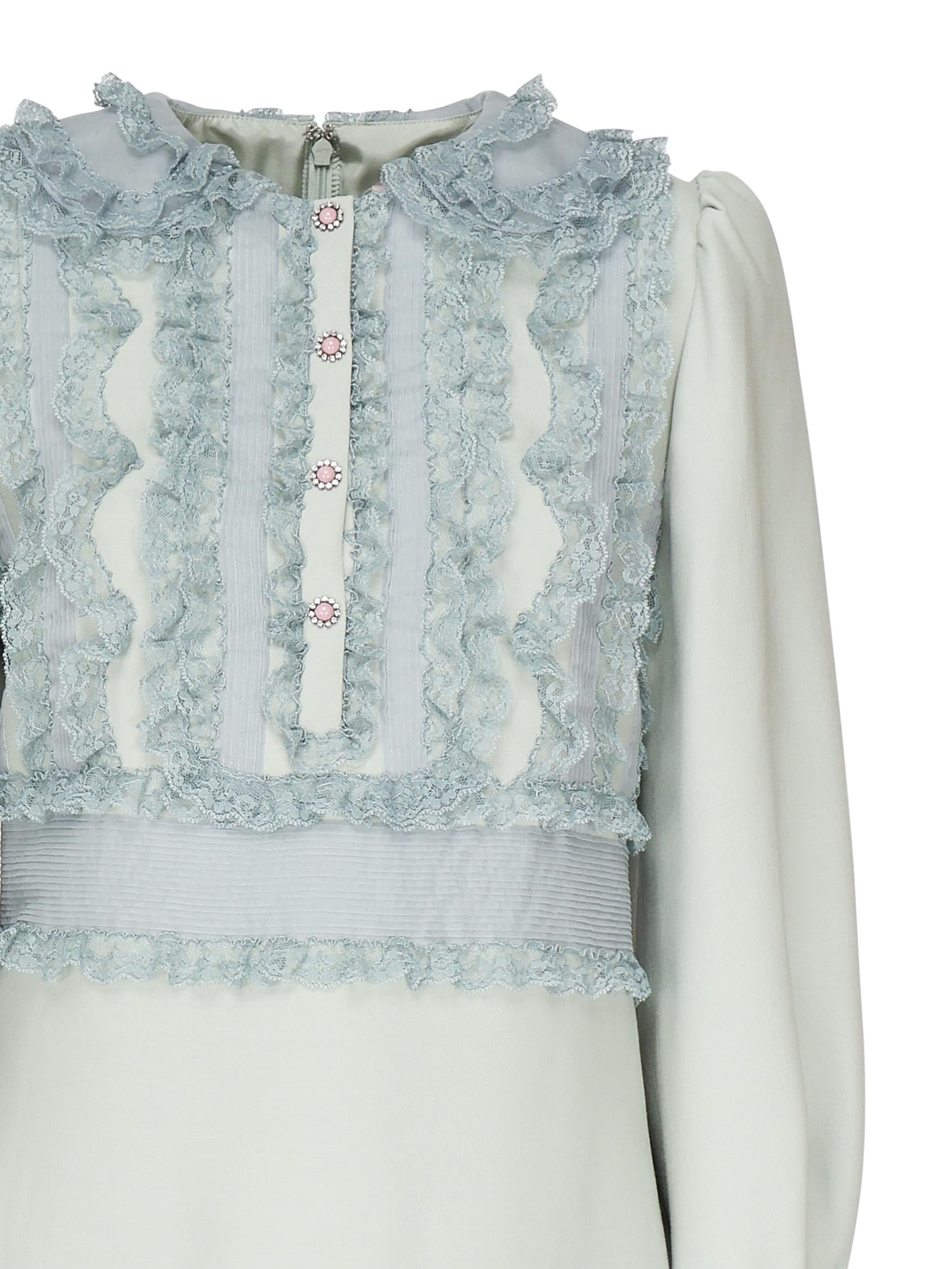 Abito corto in crepe couture ricamato 6B3VAEJ6 1CFR5F VALENTINO GARAVANI 