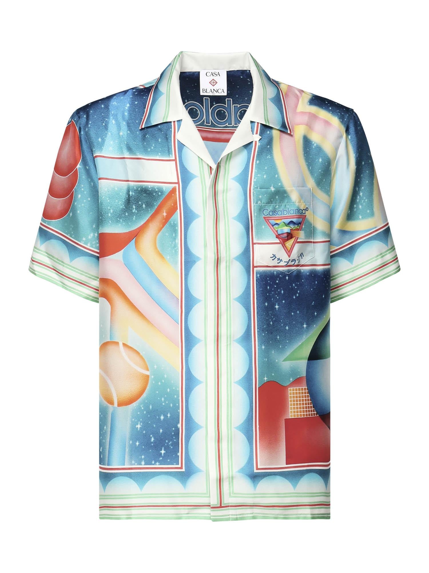 Camicia Casa Way in seta MPF25SH00301  CASABLANCA 