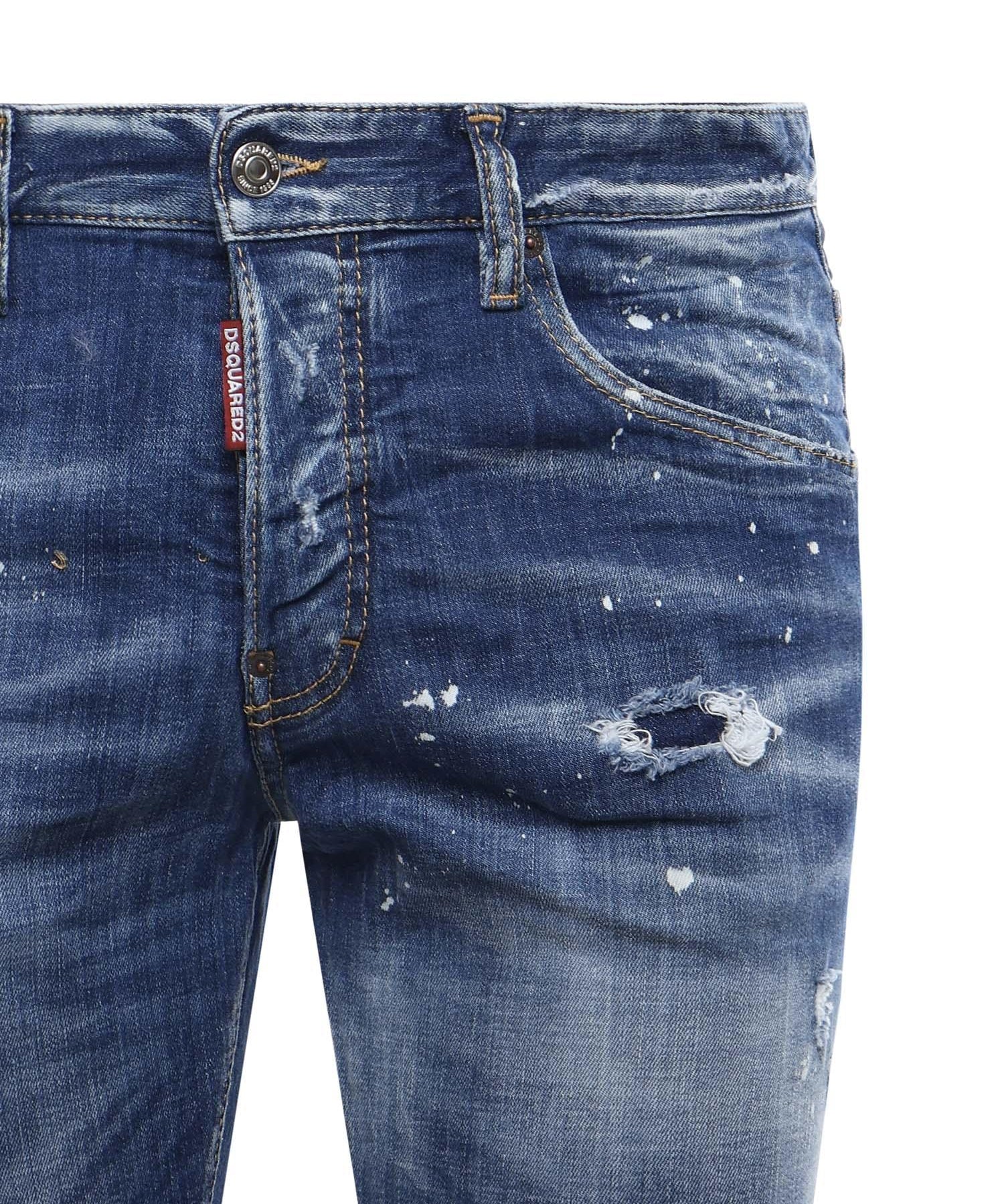 Jeans Medium Spots in denim stretch S71LB1711 D30010470 DSQUARED2 