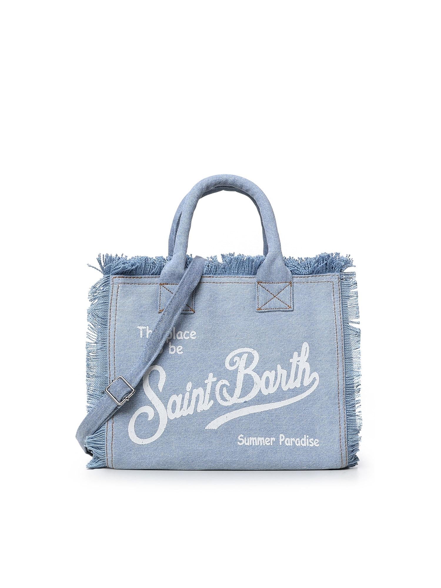 Borsa Colette in denim COL0001 00426L MC2 SAINT BARTH 