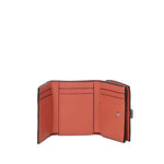 Portafoglio trifold in pelle di vitello granata C660TR2X03 2463 LOEWE 