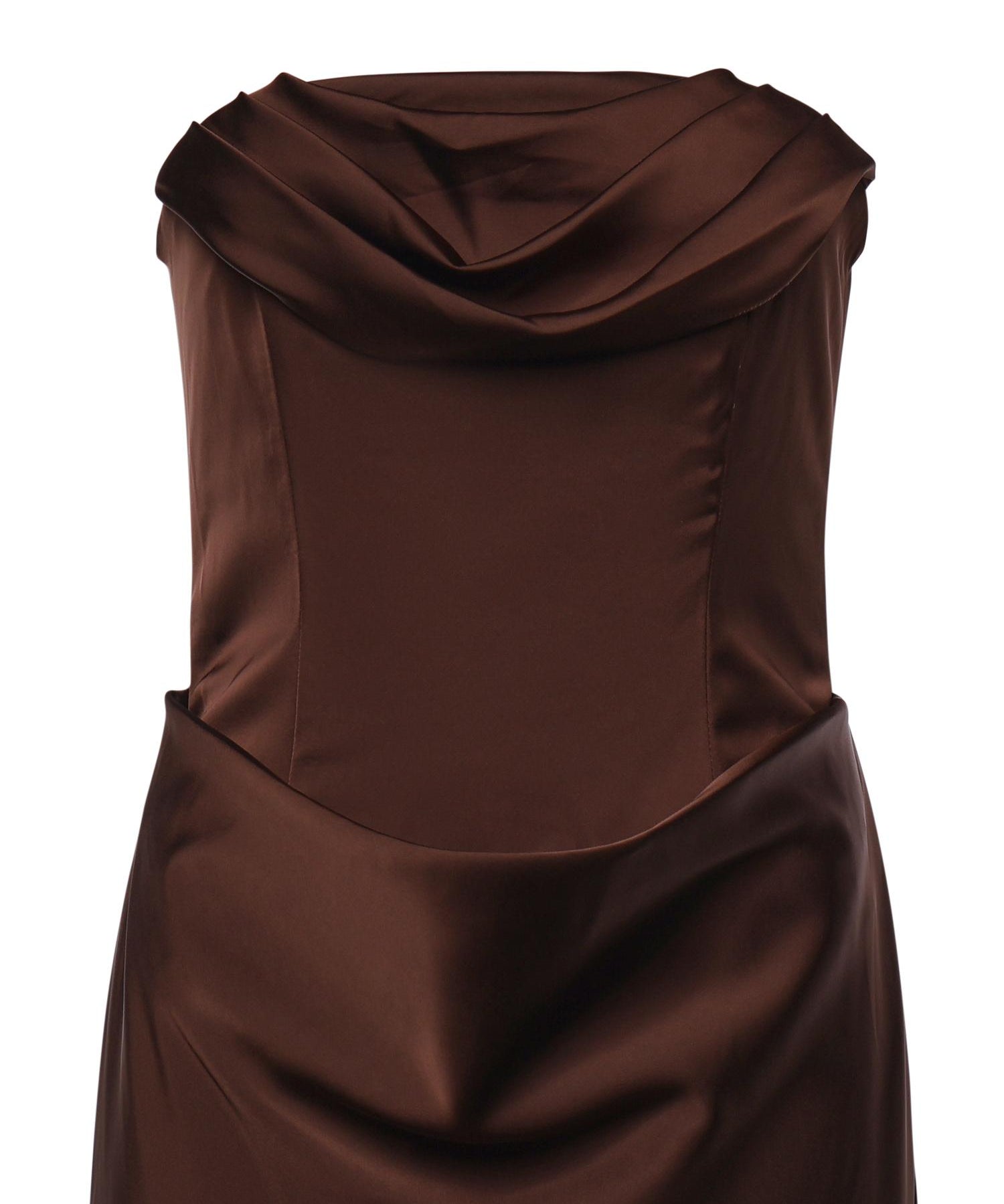 Abito bustier in raso 116336 2910 ROTATE 