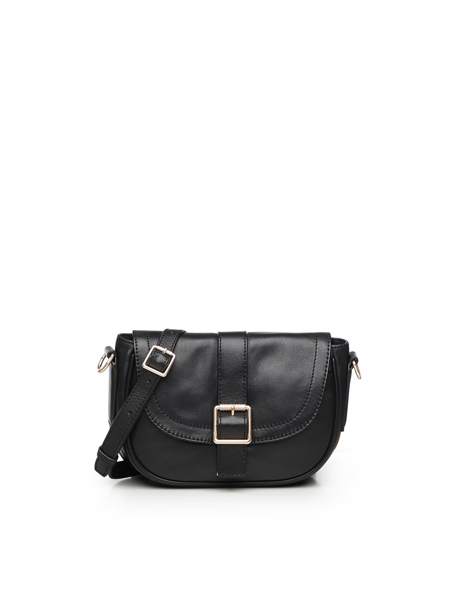 Mini bag a tracolla in pelle BIBP9EC05 NERO BIASIA 