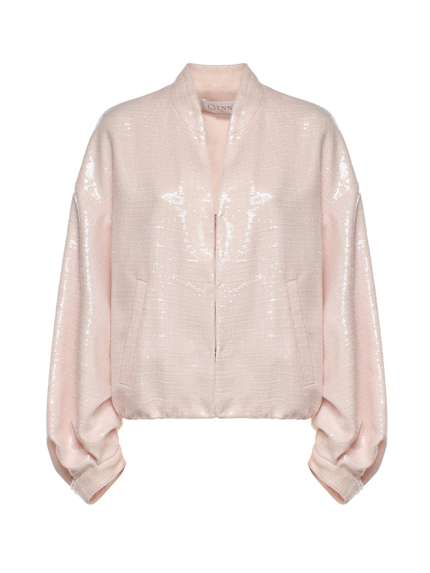Bomber in tweed di paillettes 80AAS968 N0729439 GENNY 